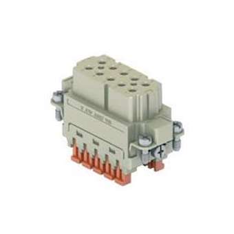 Insert femelle Squich 10P+T 16A 250V gabarit 49.16|Ilme-IL1CSAHF10
