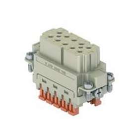 Insert femelle Squich 10P+T 16A 250V gabarit 49.16|Ilme-IL1CSAHF10