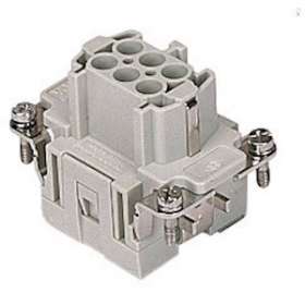 Insert femelle à sertir 6P+T 16A 500V gabarit 44.27|Ilme-IL1CCEF06