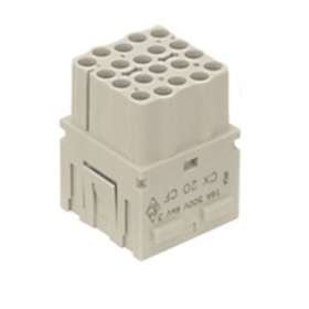 Insert femelle à sertir 20 pôles 16A - 500V|Ilme-IL1CX20CF
