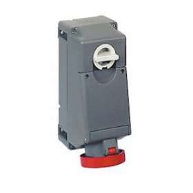 Prise avec interrupteur de verrouillage 2P+T 32A 100/130V IP66/67|Ilme-IL1TM3243KSP