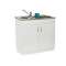Sous-évier PROGRÈS CLIP PVC L900 2 portes