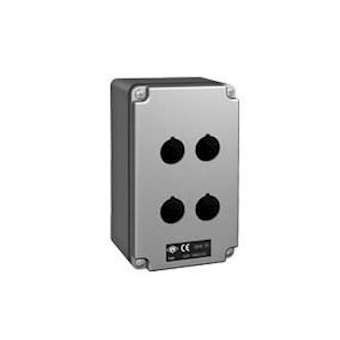 Boîte aluminium 92x152x86 4 trous diam.22 avec 1 entrée de câble M25|Ilme-IL1A2M0915.04