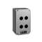 Boîte aluminium 92x152x86 4 trous diam.22 avec 1 entrée de câble M25