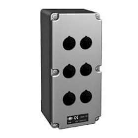 Boîte aluminium 92x205x86 6 trous diam.22 avec 1 entrée de câble M25|Ilme-IL1A2M0920.06
