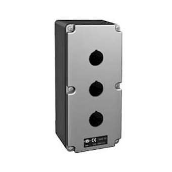 Boîte aluminium 92x205x86 3 trous diam.22 avec 1 entrée de câble M25|Ilme-IL1A2M0920.03
