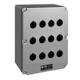 Boîte aluminium 12 trous diam.22 avec 1 entrée de câble M32|Ilme-IL1A2M1520.12