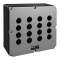 Boîte aluminium 16 trous diam.22 avec 1 entrée de câble M32