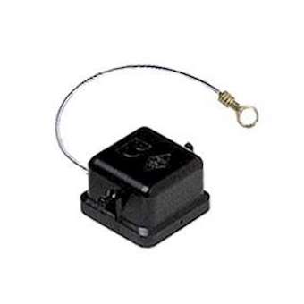 Couvercle plastique noir avec pivots et joint pour inserts femelles|Ilme-IL1CK03CN
