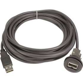 4ar-port USB 2.0 A-A PFT black 0,5m|Harting-HRG09454521960