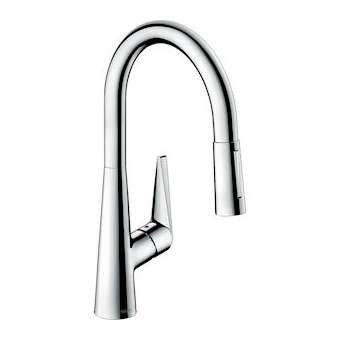 Mitigeur de cuisine 200, avec douchette extractible 2 jets chromé|Hansgrohe-HA372813000