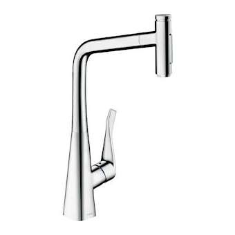 Mitigeur de cuisine 320, avec douchette extractible 2 jets, sBox chromé|Hansgrohe-HA373816000