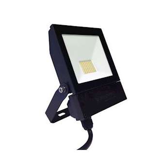 Led floodlight QT 50W 3000K noir|-GCHQTFL503
