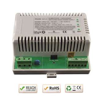 Module alimentation chargeur PSXM 7M 230V AC / 12V DC (13,8V) / 1,5A|-IZYPSXM-121.5