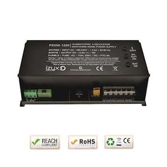 Module alimentation chargeur PSXM 14M 230V AC / 12V DC (13,8V) / 20A|-IZYPSXM-1220