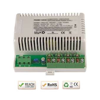 Module alimentation PSWMV 7M 4 voies 230V AC / 12V DC (12-14V) / 3A|-IZYPSXMV-12034