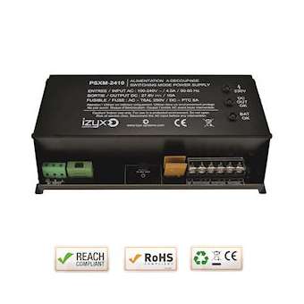 Module alimentation chargeur PSXM 14M 230V AC / 24V DC (27,6V) / 10A|-IZYPSXM-2410