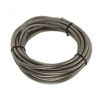 Passage de câble en rouleau de 10 m Diamètre 9/7 mm Gaine en acier inoxydable|-IZYFMHR9-7SS10