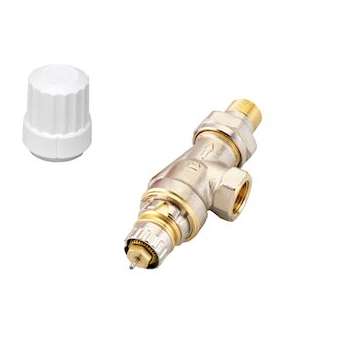 RA-IN 10 corps de robinet à Kv réglable, 3/8' équerre inversé|Danfoss-DFS013G6591