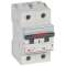 Disjoncteur DX³ 36kA arrivée haute/départ bas vis 2P 10A - courbe C - 3 mod|Legrand-LEG410007