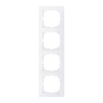 System M - M-pure cadre quadruple bl anc polaire|Schneider Electric-SCHMTN4040-3619