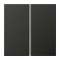 Kit touche complet 2 voies F40 / LS 990 Titane Anthracite|Jung france-IUNAL2402TSAAN