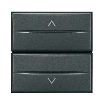 Inverseur à position fixe pour volets roulants Axolute - Anthracite - 2 modules|Bticino-TICHS4027-2