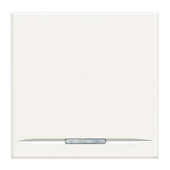Va-et-vient à bascule Axolute 16AX 250V~ bornes automatiques - White - 2 modules|Bticino-TICHD4053M2A
