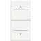 Inverseur à position fixe pour volets roulants Axolute - White - 1 module|Bticino-TICHD4027
