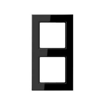 Cadre 2 postes, A 550 / Noir|Jung france-IUNA5582BFSW