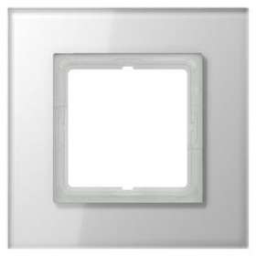Cadre 1 poste / LS PLUS Verre Blanc|Jung france-IUNLSP981GLWW