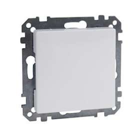 Merten M-Plan - obturateur - mécanisme+enjoliveur - blanc antimicrobien|Schneider Electric-SCHMTN391625