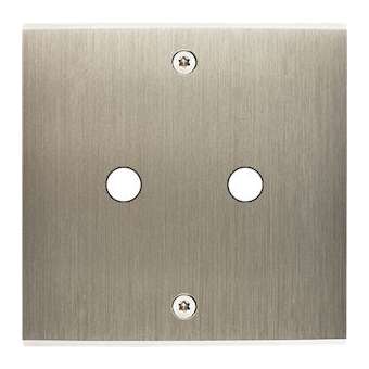 Façade CONFIDENCE LAITON ACIER BROSSE SIMPLE P2 A VIS|Modelec-MD8142-412