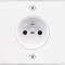 Façade CONFIDENCE LAITON BLANC MAT SIMPLE PC A VIS