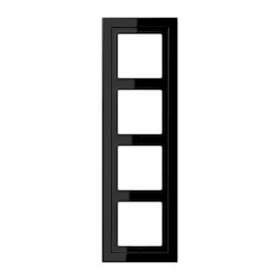 Cadre 4 postes / LS DESIGN Noir|Jung france-IUNLSD984SW