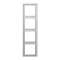 Cadre 4 postes / LS 990 Gris clair|Jung france-IUNLS984LG