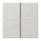 Kit touche complet 4 voies platine F40 / LS 990 Gris clair|Jung france-IUNLS404TSALG