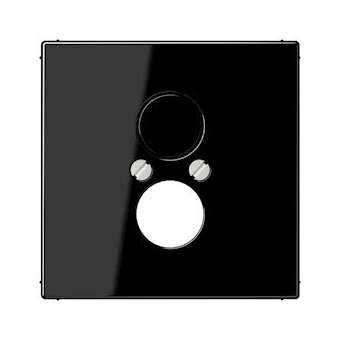 Enjo pour 2 mini fiches / LS 990 Noir|Jung france-IUNLS962SW