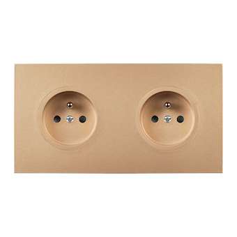 Façade DESIR DORE SOFT TOUCH DOUBLE HORIZONTALE PC PC|Modelec-MD8260-814