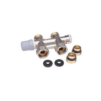 VHS corps droit 3/4 monotube pour radiateurs universels, entraxe 50, rad 1/2|Danfoss-DFS013G4692