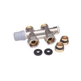 VHS corps droit 3/4 monotube pour radiateurs universels, entraxe 50, rad 1/2|Danfoss-DFS013G4692