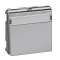 Aquadesign - prise de courant 2P+T avec volet - 16A/250 Vca - enjoliveur alu.|Schneider Electric-SCHMTN2512-7260