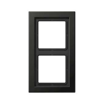 Cadre 2 postes / LS Design Titane Anthracite|Jung france-IUNALD2982AN