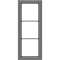 Cadre 3 postes / LS FLAT DESIGN Titane Anthracite|Jung france-IUNFDAL2983AN