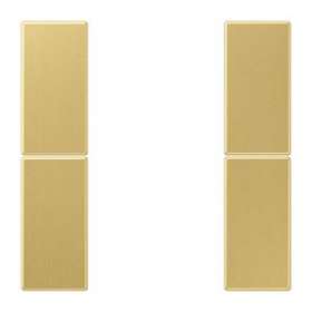 Kit touche complet 2 voies pour platine F50 / LS 990 Laiton doré|Jung france-IUNME2502TSAC