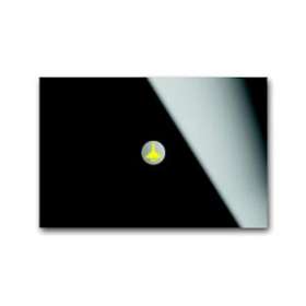 Commande Simple Busch-Prion Verre Noir|ABB-ABB586745