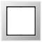 Cadre 1 poste / LS FLAT DESIGN Aluminium|Jung france-IUNFDAL2981