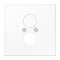 Enjo pour 2 mini fiches / LS 990 Blanc|Jung france-IUNLS962WW