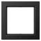 Cadre 1 poste / LS FLAT DESIGN Dark Canon de Fusil|Jung france-IUNFDAL2981D