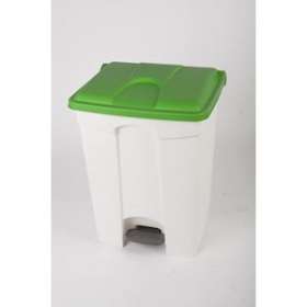 CONTAINER 70L blanc couvercle vert|JVD-JVD8991091